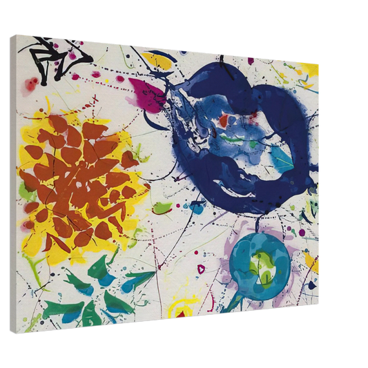 Sam Francis - Senza Titolo III Canvas - 20x30 cm / 8x12 inches-canvas