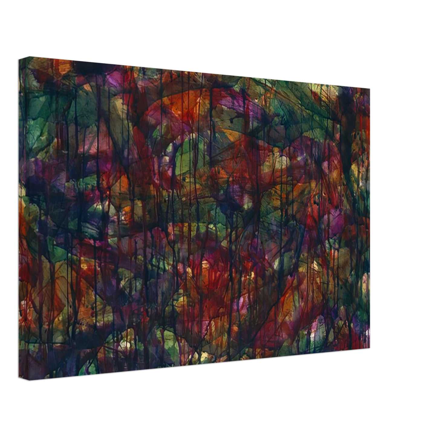 Norman Bluhm - Untitled - 1957 Canvas - 70x100 cm / 28x40 inches-canvas