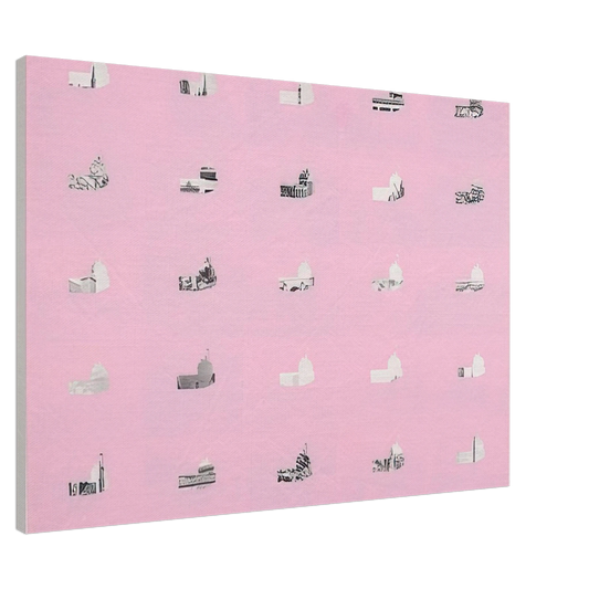 Dieter Roth - Berlin 2 - 1970 Canvas - 20x30 cm / 8x12 inches-canvas