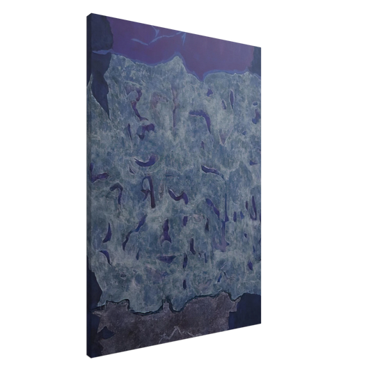 Theodoros Stamos - Infinity Field, Jerusalem Series IV - 1984 Canvas - 20x30 cm / 8x12 inches-canvas