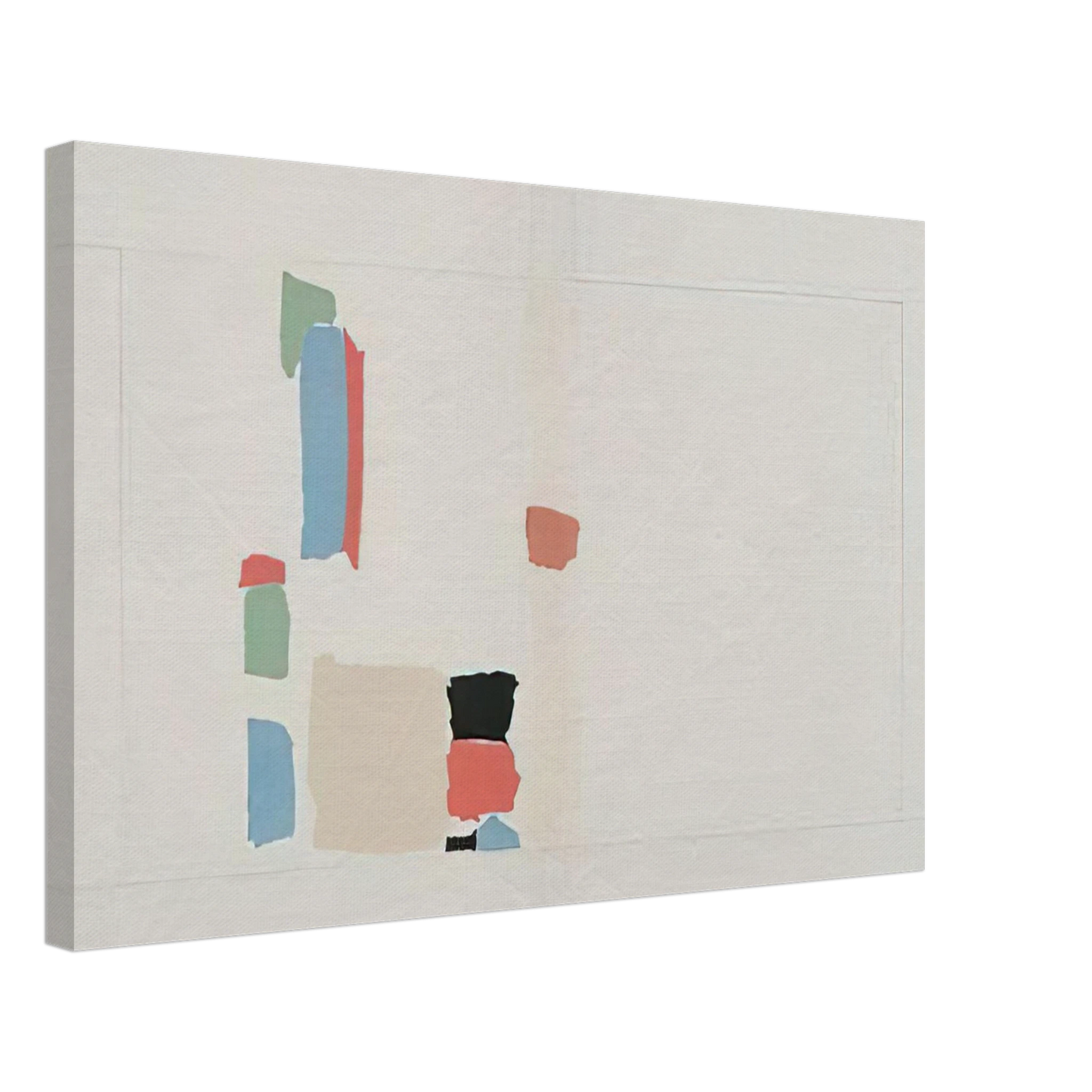 Nicolas de Stael - Abstract Composition - Lyrical Abstraction Canvas - 70x100 cm / 28x40 inches-canvas