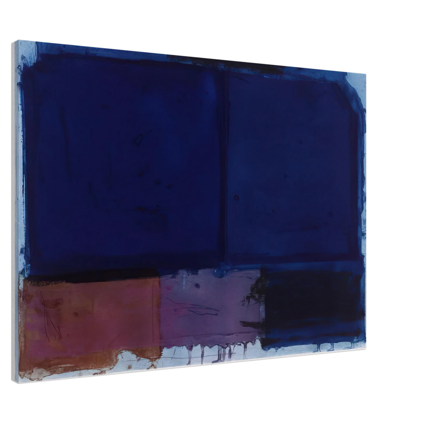 John Hoyland - Vigil - 1980 Canvas - 20x30 cm / 8x12 inches-canvas