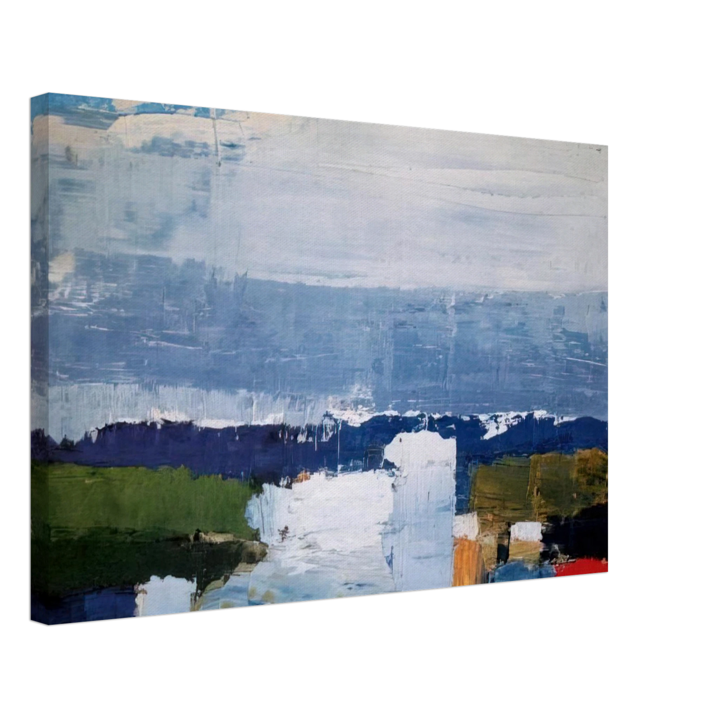 Nicolas de Stael - Paysage du midi - Art Informel Canvas - 70x100 cm / 28x40 inches-canvas