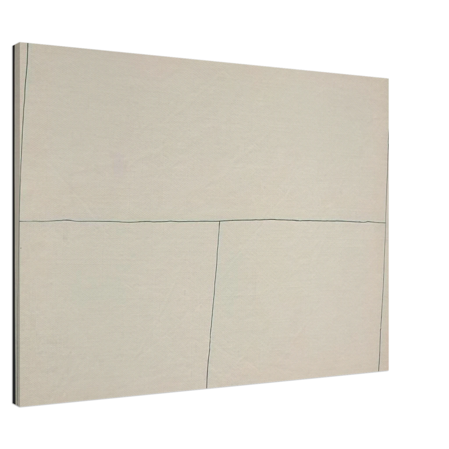 Bob Law - Twentieth Century Ikon Series 8.8.67 I - 1967 Canvas - 20x30 cm / 8x12 inches-canvas