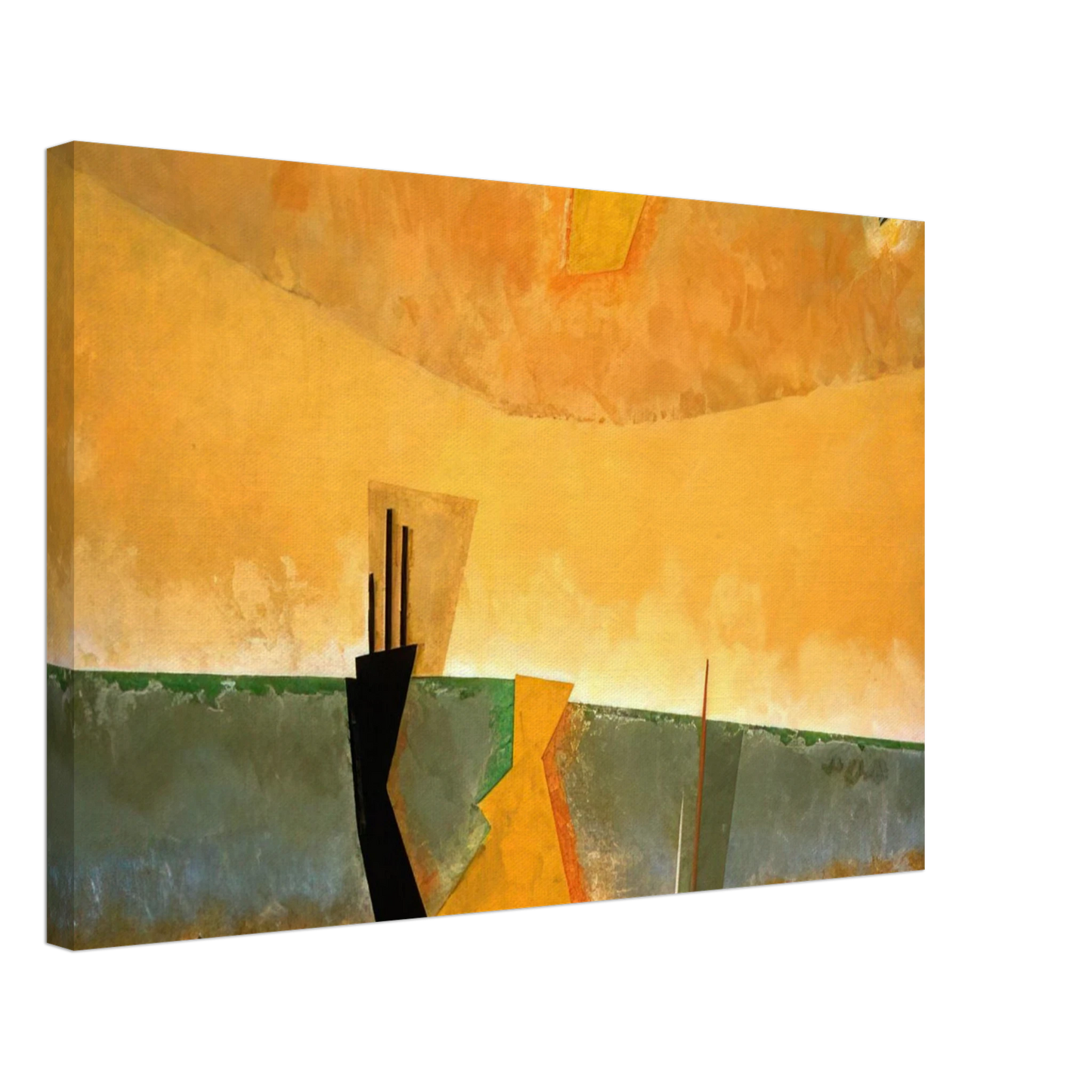 Lyonel Feininger - STORM BREWING 1939 Canvas - 40x60 cm / 16x24 inches-canvas