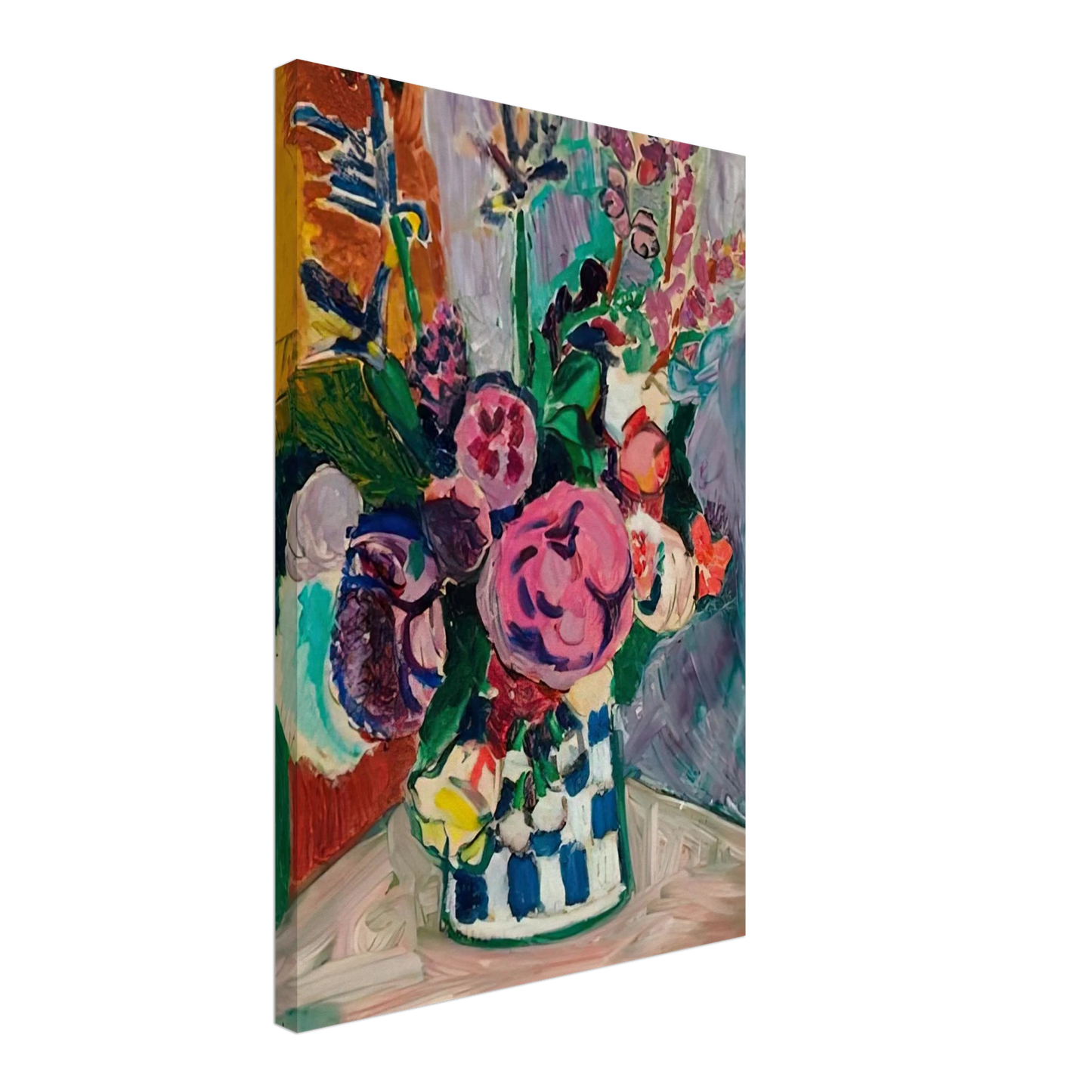 Henri Matisse - LES PIVOINES 1907 Canvas - 40x60 cm / 16x24 inches-canvas