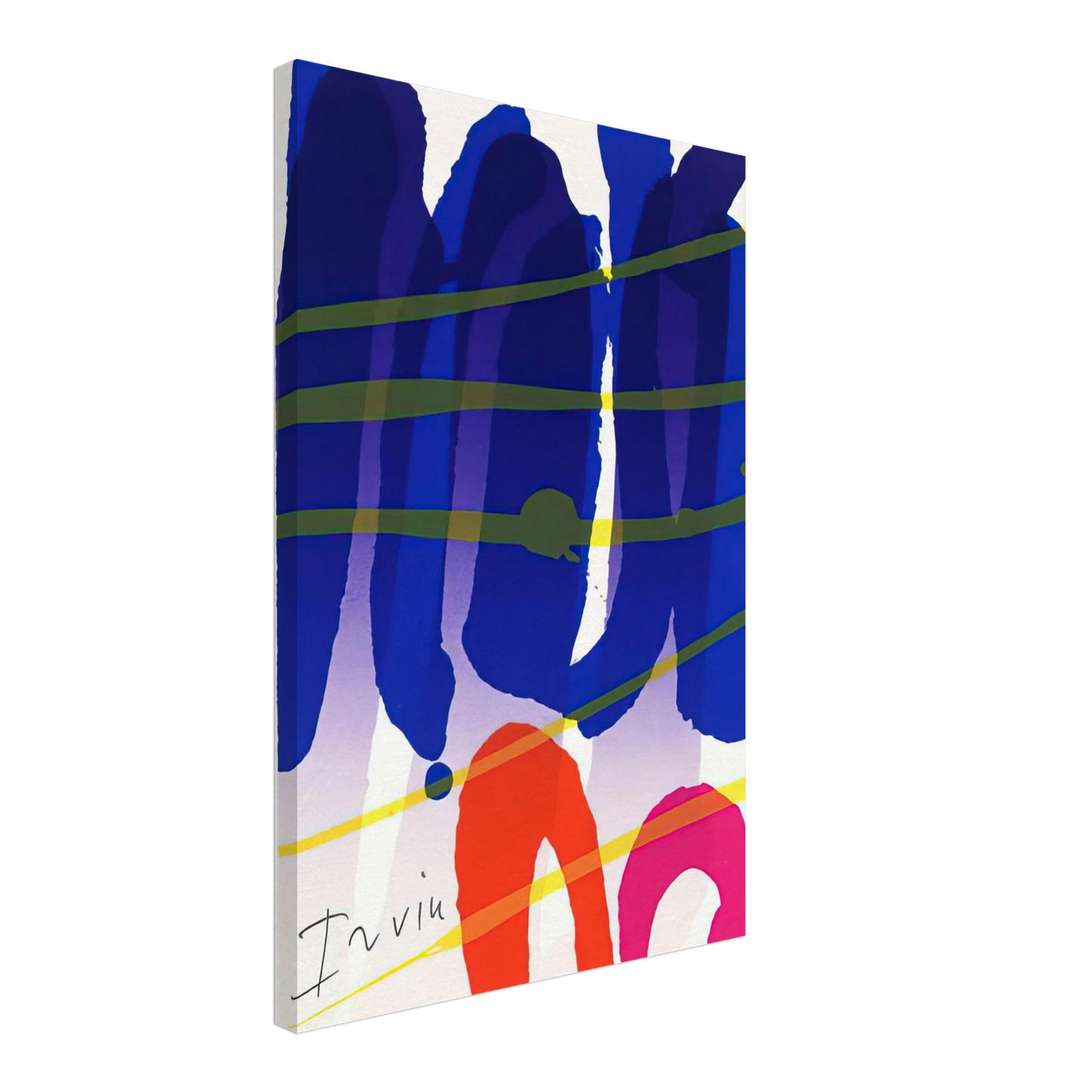 Albert Irvin - Alba - 1987 Canvas - 40x60 cm / 16x24 inches-canvas