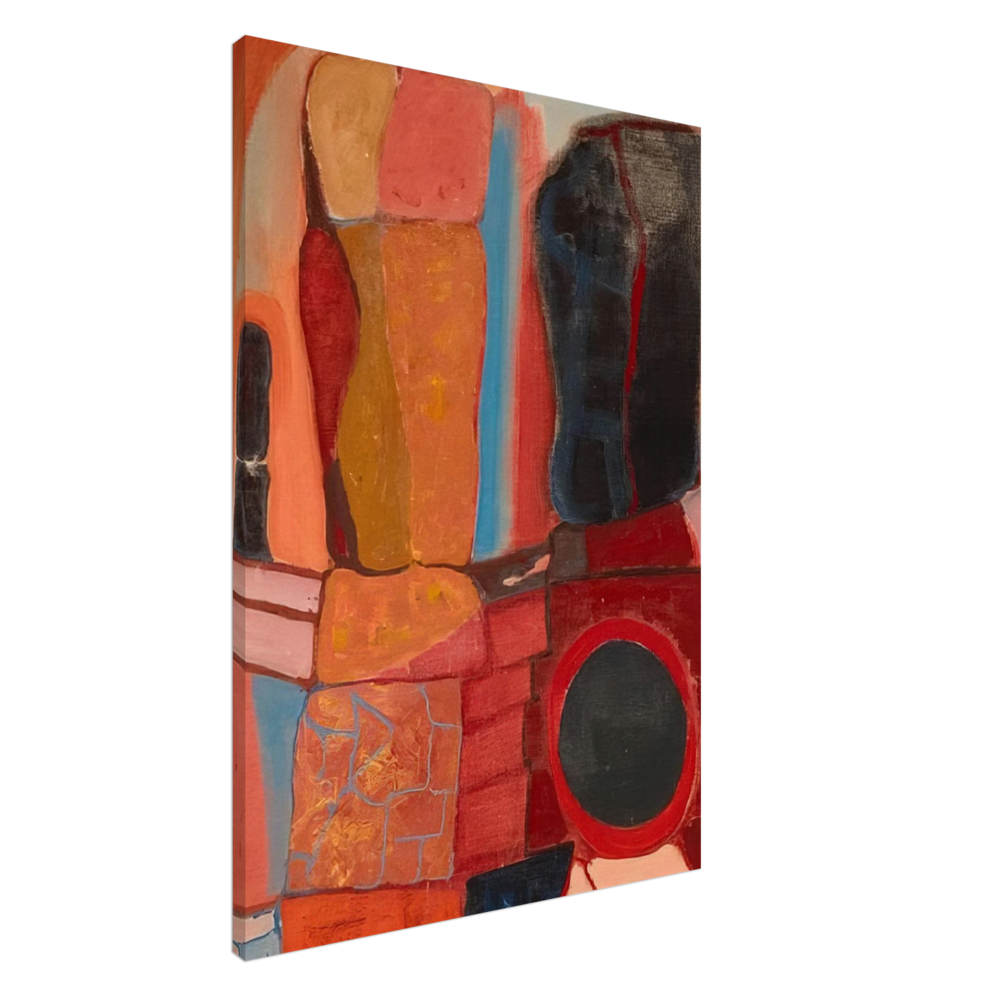 John Ferren - Rock Totems - 1948 Canvas - 20x30 cm / 8x12 inches-canvas
