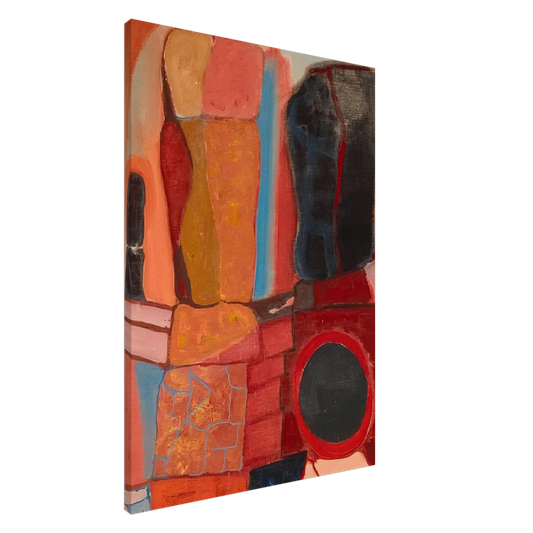 John Ferren - Rock Totems - 1948 Canvas - 20x30 cm / 8x12 inches-canvas
