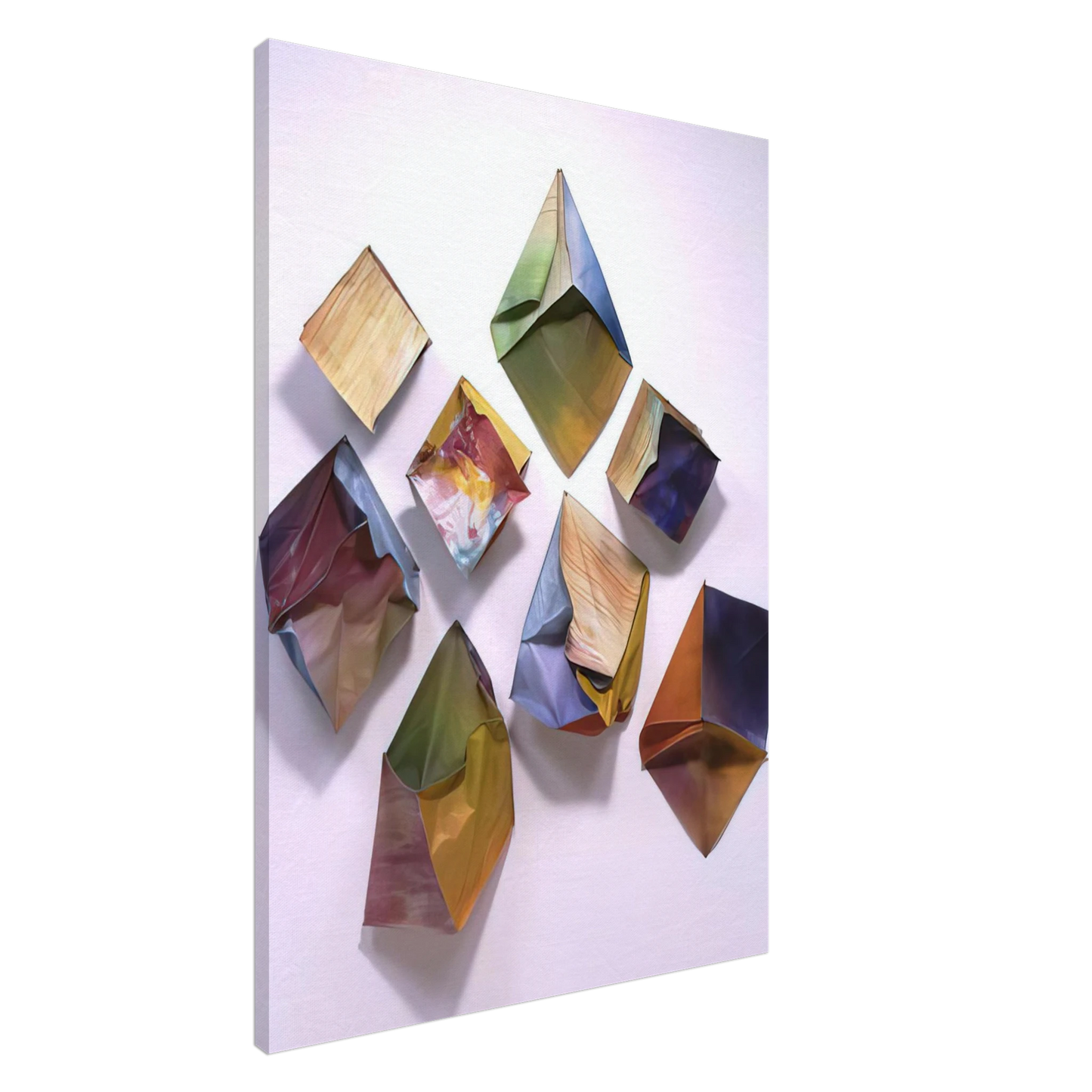 Sam Gilliam - Cubes Canvas - 20x30 cm / 8x12 inches-canvas