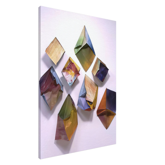 Sam Gilliam - Cubes Canvas - 20x30 cm / 8x12 inches-canvas