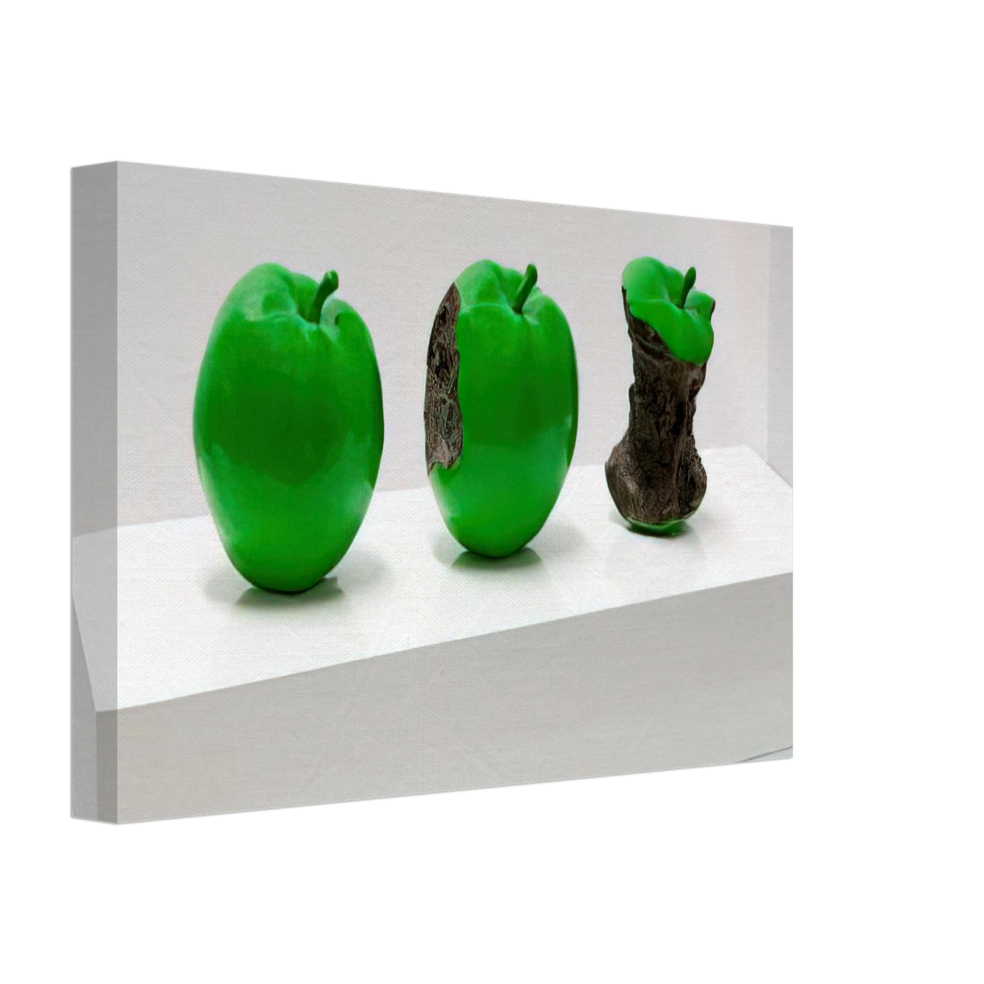 Billy Apple - 2 Minutes, 33 Seconds - 1990 Canvas - 40x60 cm / 16x24 inches-canvas