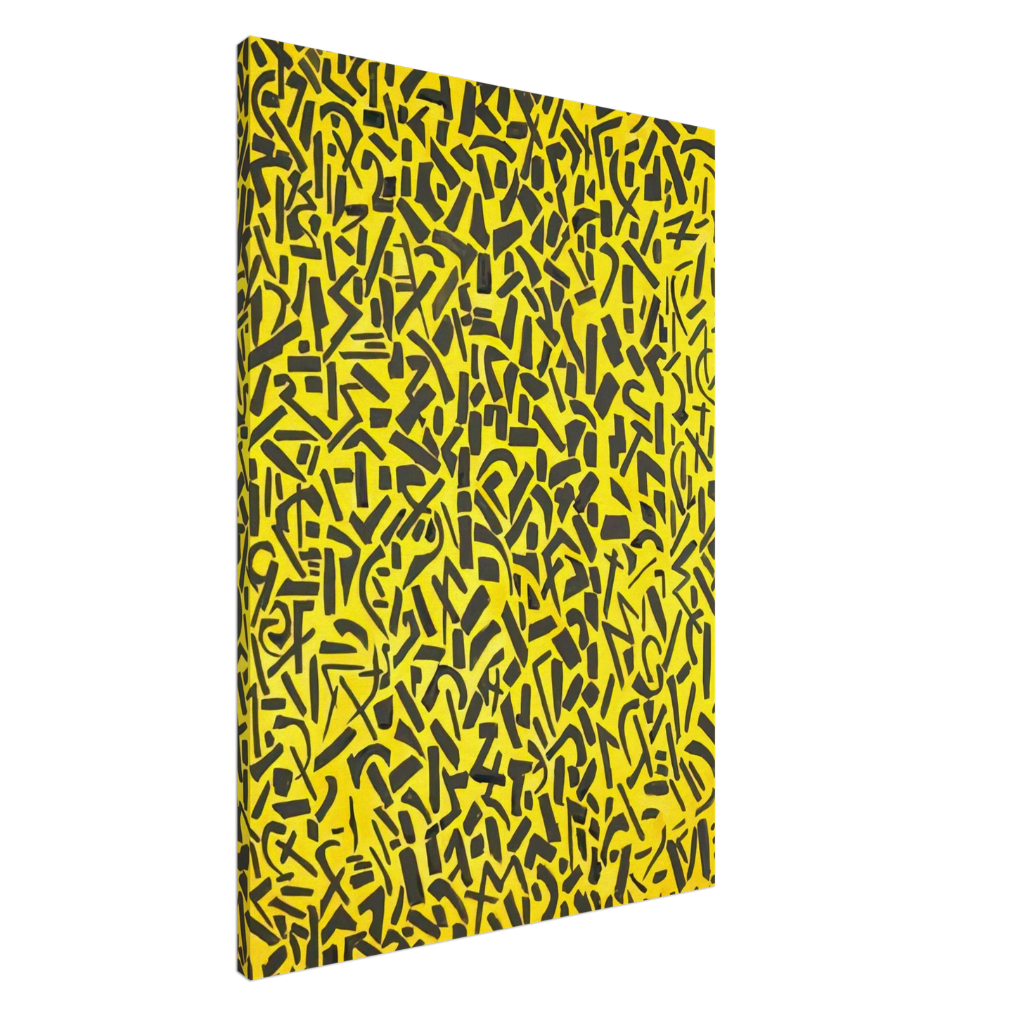 Alma Woodsey Thomas - ORIENTAL GARDEN CONCERTO 1976 Canvas - 20x30 cm / 8x12 inches-canvas