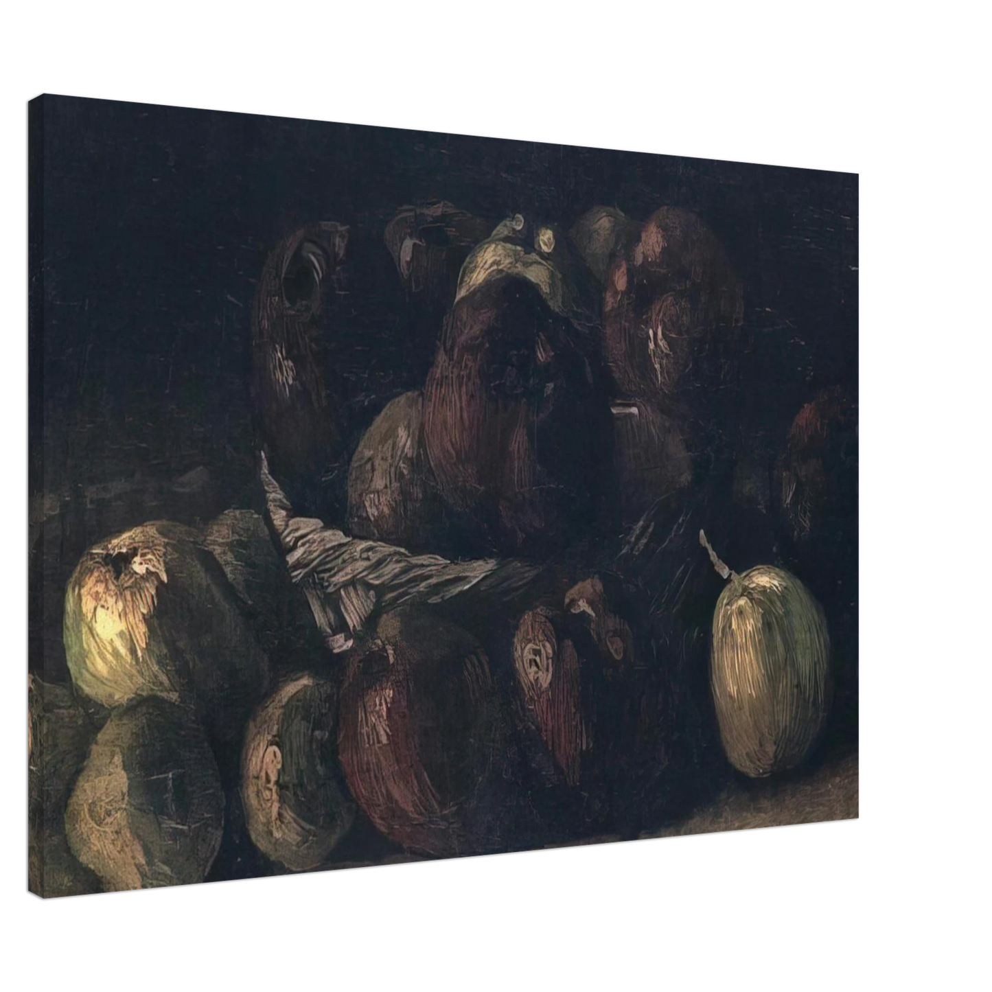 Vincent van Gogh - Still life with a basket of apples Canvas - 20x30 cm / 8x12 inches-canvas