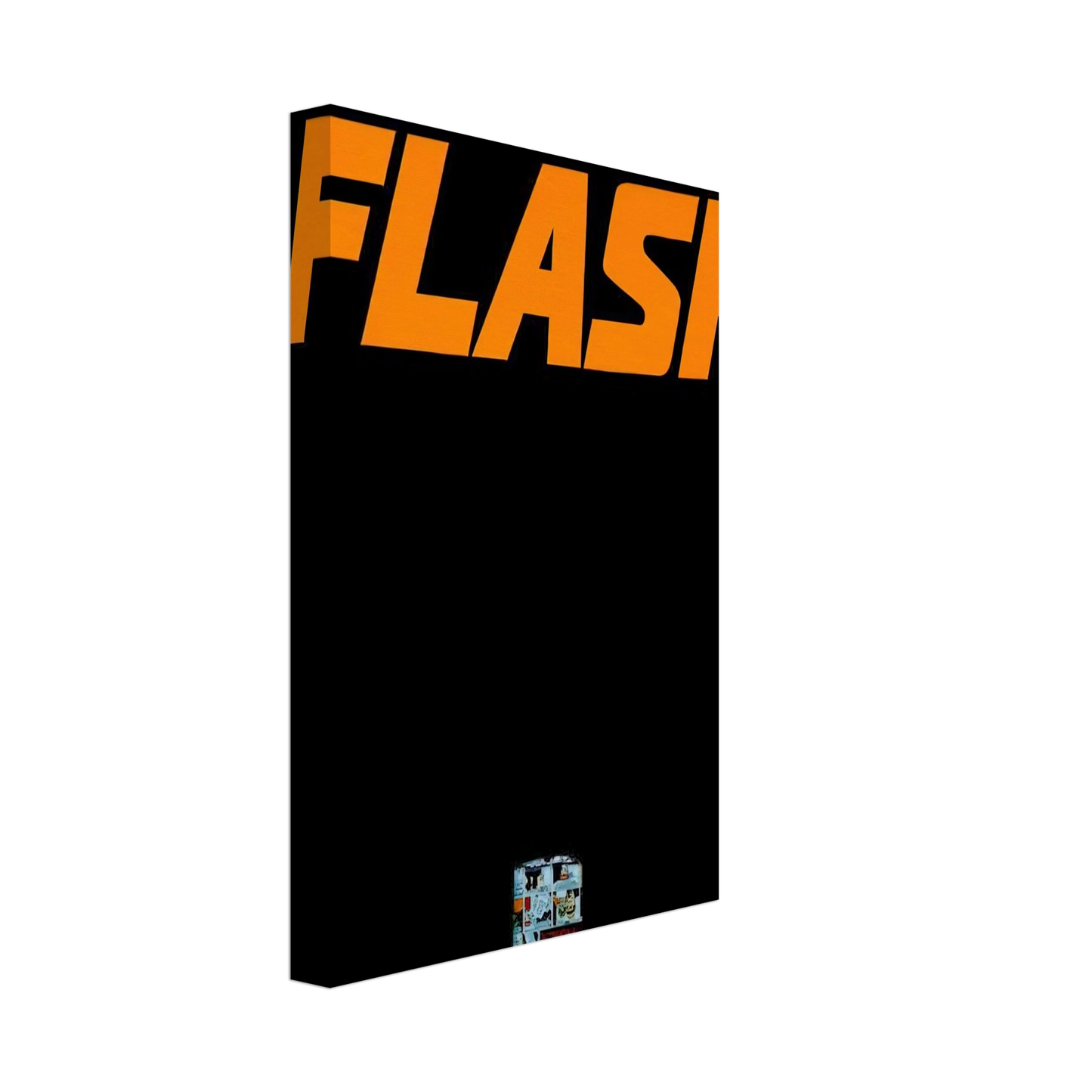 Edward Ruscha - FLASH L A TIMES 1963 Canvas - 70x100 cm / 28x40 inches-canvas