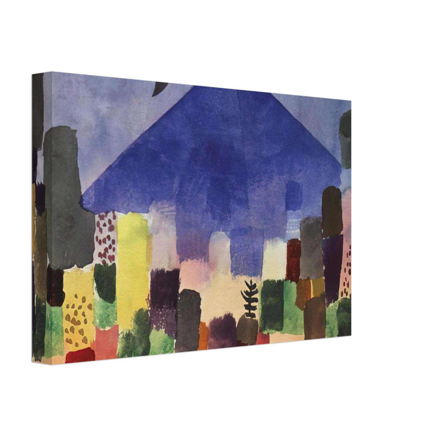 Paul Klee - MOUNT NIESEN 1915 Canvas - 40x60 cm / 16x24 inches-canvas