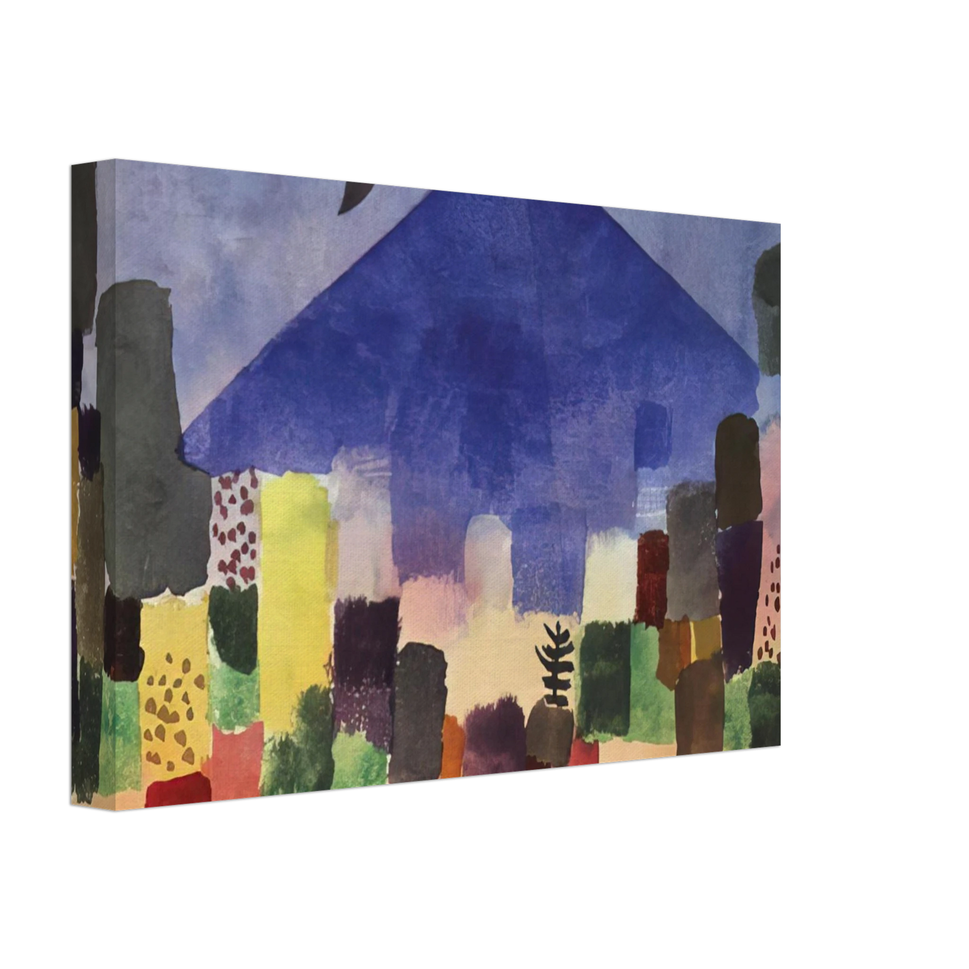 Paul Klee - MOUNT NIESEN 1915 Canvas - 40x60 cm / 16x24 inches-canvas