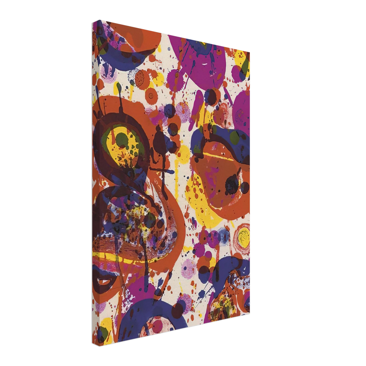 Sam Francis - Untitled  from Pasadena Box   Lembark L57  Canvas - 70x100 cm / 28x40 inches-canvas