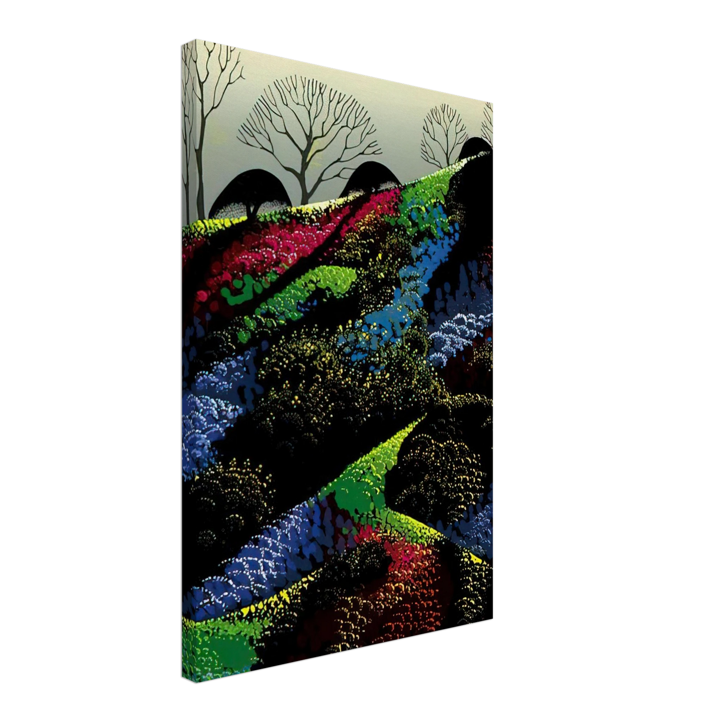 Eyvind Earle - Little Jewels Canvas - 70x100 cm / 28x40 inches-canvas