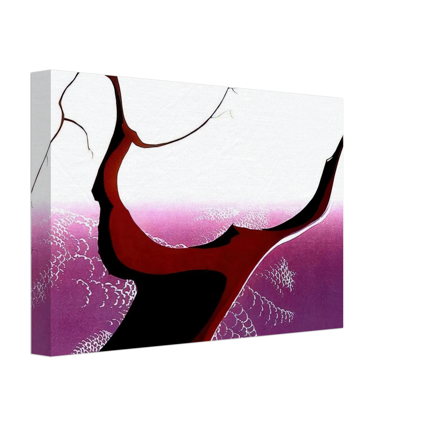 Eyvind Earle - Desert Tree Canvas - 70x100 cm / 28x40 inches-canvas