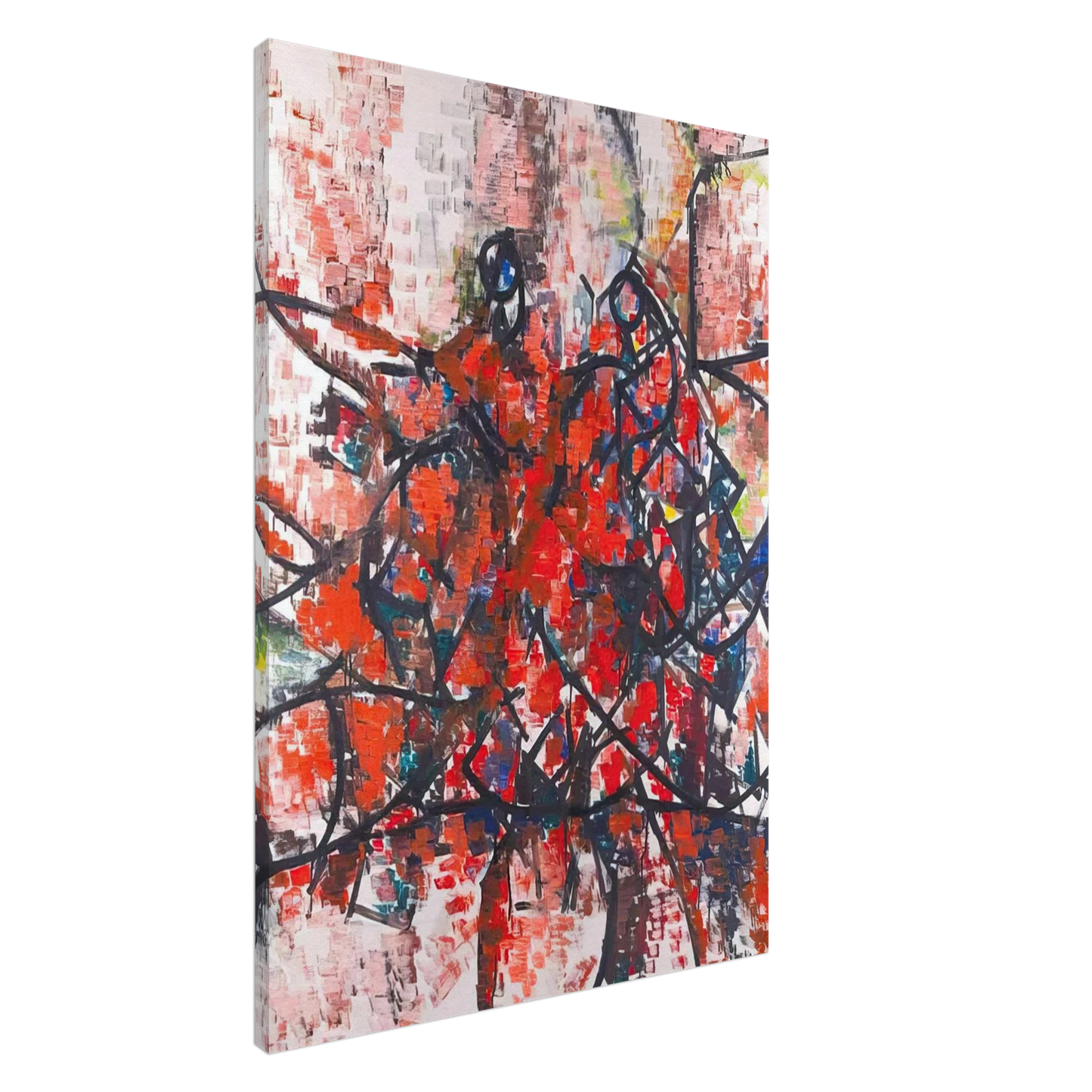 Robert Goodnough - Mambo - 1956 Canvas - 20x30 cm / 8x12 inches-canvas