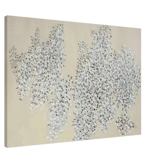 Robert Goodnough - Shapes Movement H - 1984 Canvas - 20x30 cm / 8x12 inches-canvas