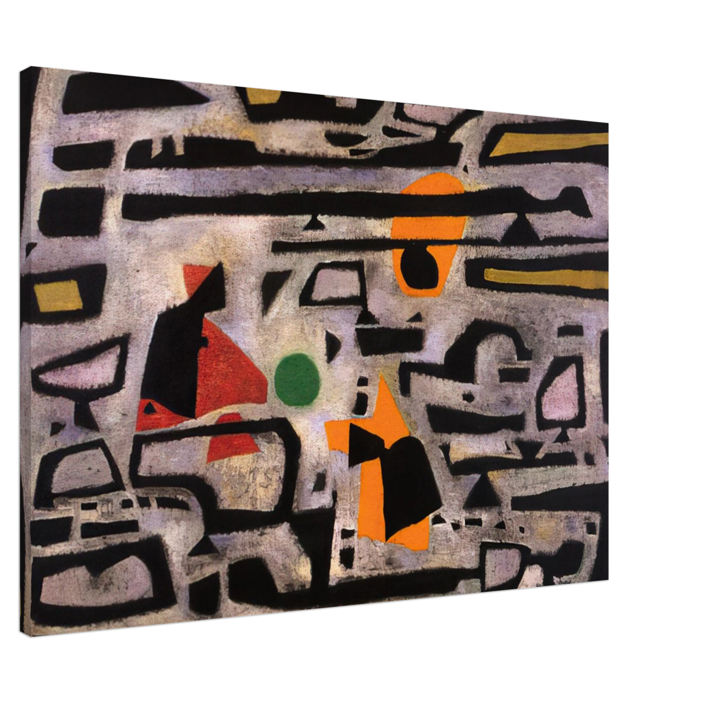 Alfred Manessier - Hiver - 1950 Canvas - 20x30 cm / 8x12 inches-canvas