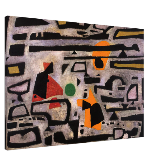 Alfred Manessier - Hiver - 1950 Canvas - 20x30 cm / 8x12 inches-canvas