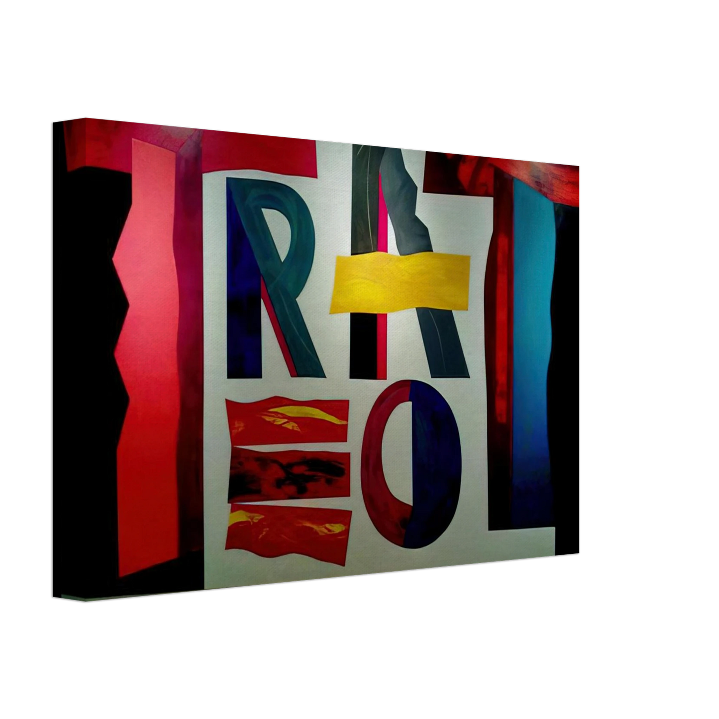 Joao Vieira - O Teatro - 2009 Canvas - 70x100 cm / 28x40 inches-canvas