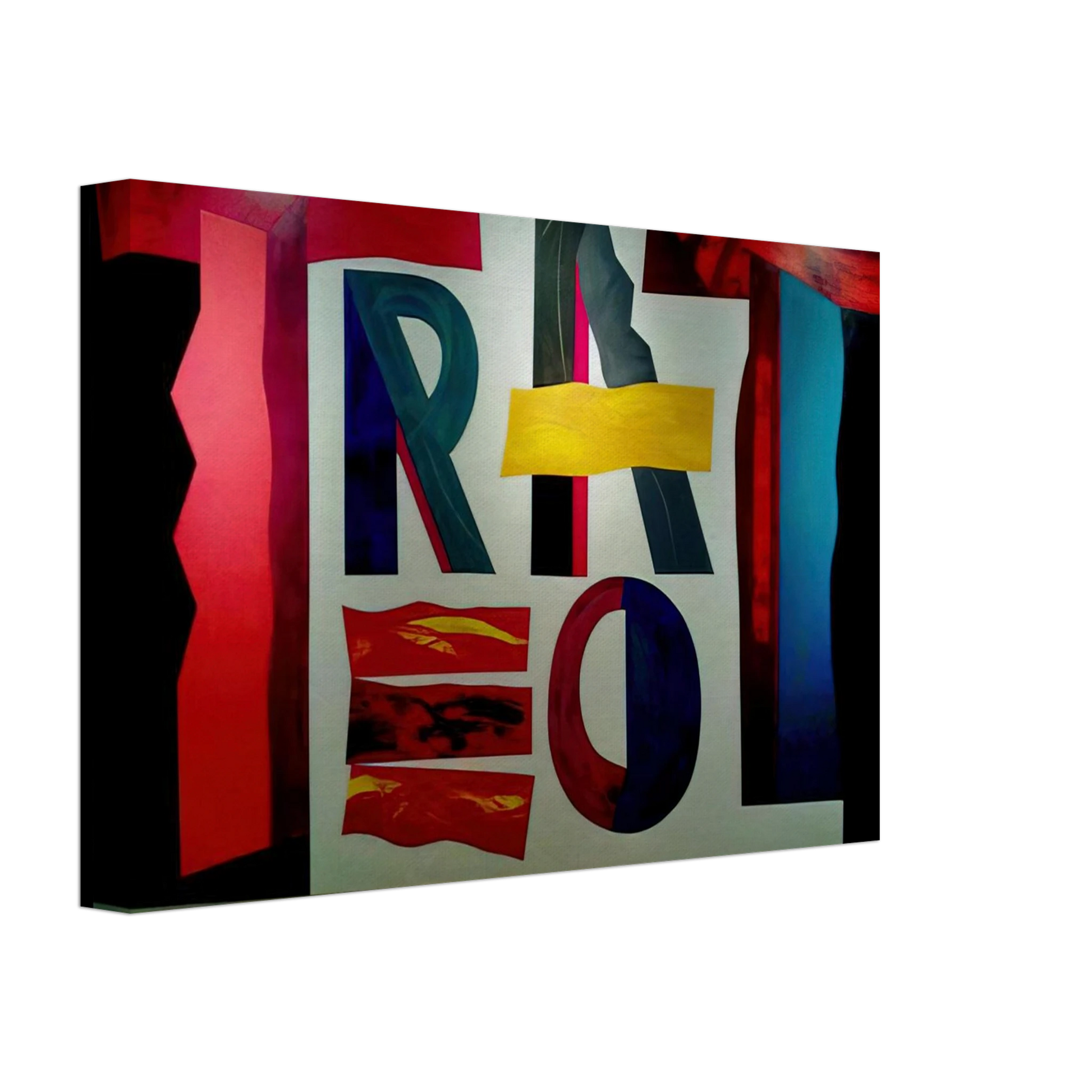 Joao Vieira - O Teatro - 2009 Canvas - 70x100 cm / 28x40 inches-canvas