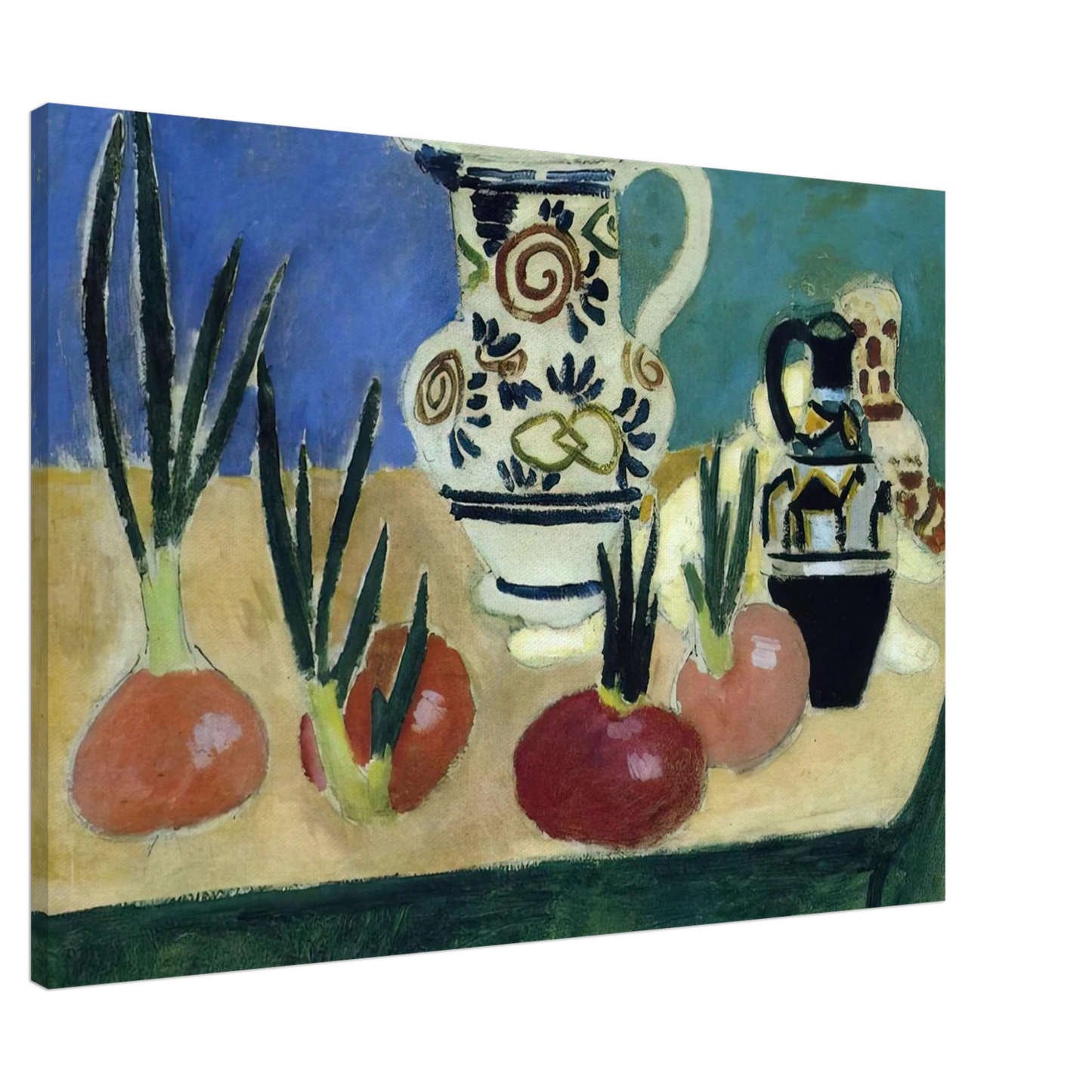 Henri Matisse - THE RED ONIONS 1906 Canvas - 20x30 cm / 8x12 inches-canvas