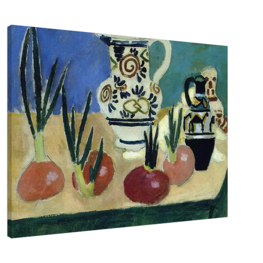 Henri Matisse - THE RED ONIONS 1906 Canvas - 20x30 cm / 8x12 inches-canvas