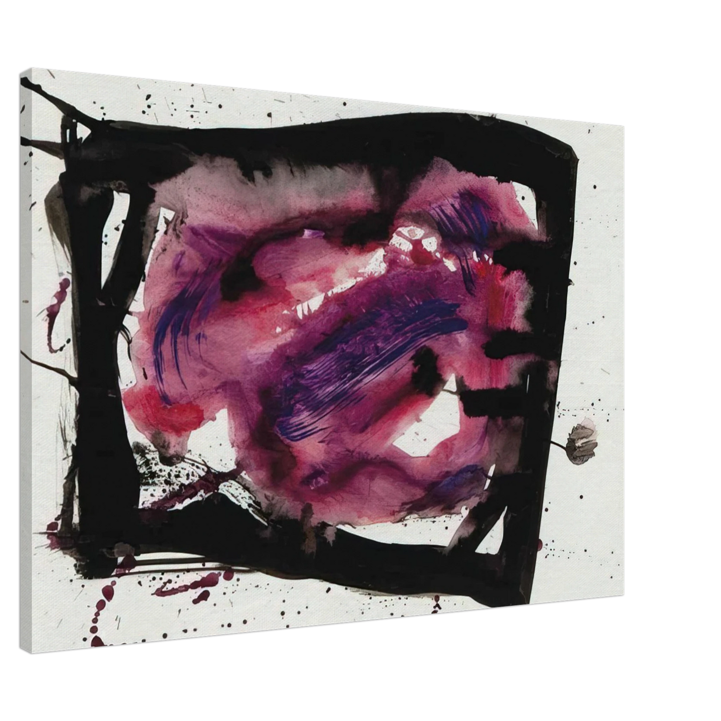 Sam Francis - Untitled  SF72-1009  Canvas - 20x30 cm / 8x12 inches-canvas