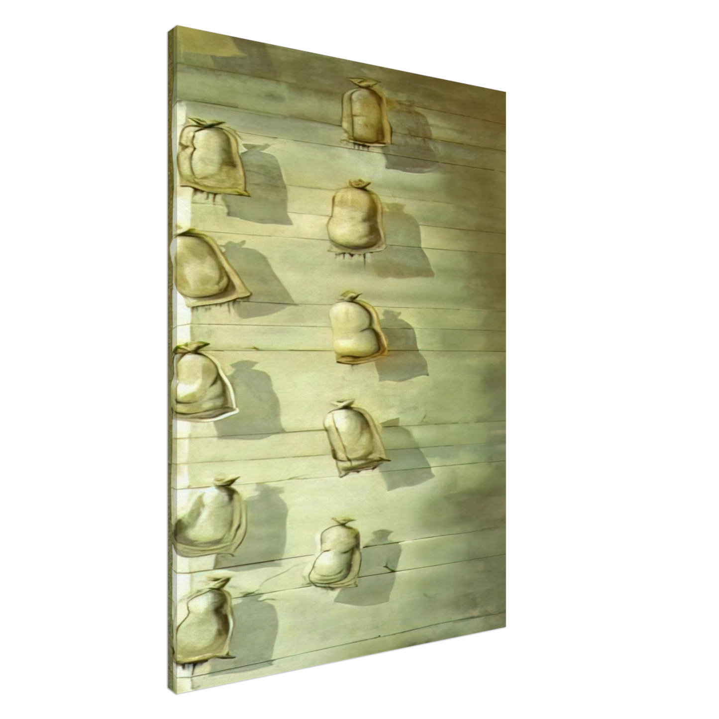 Salvador Dali - SET DESIGN FOR THE BALLET LOS SACOS DEL MOLINERO Canvas - 20x30 cm / 8x12 inches-canvas