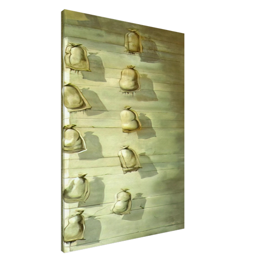 Salvador Dali - SET DESIGN FOR THE BALLET LOS SACOS DEL MOLINERO Canvas - 20x30 cm / 8x12 inches-canvas