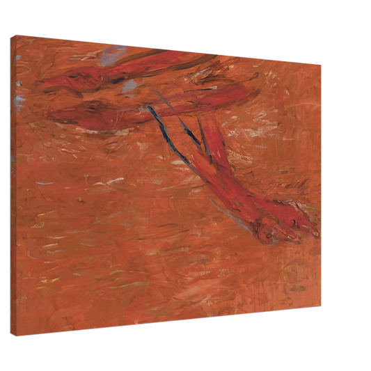 Susan Rothenberg - AUGUST 17TH 1998 Canvas - 20x30 cm / 8x12 inches-canvas