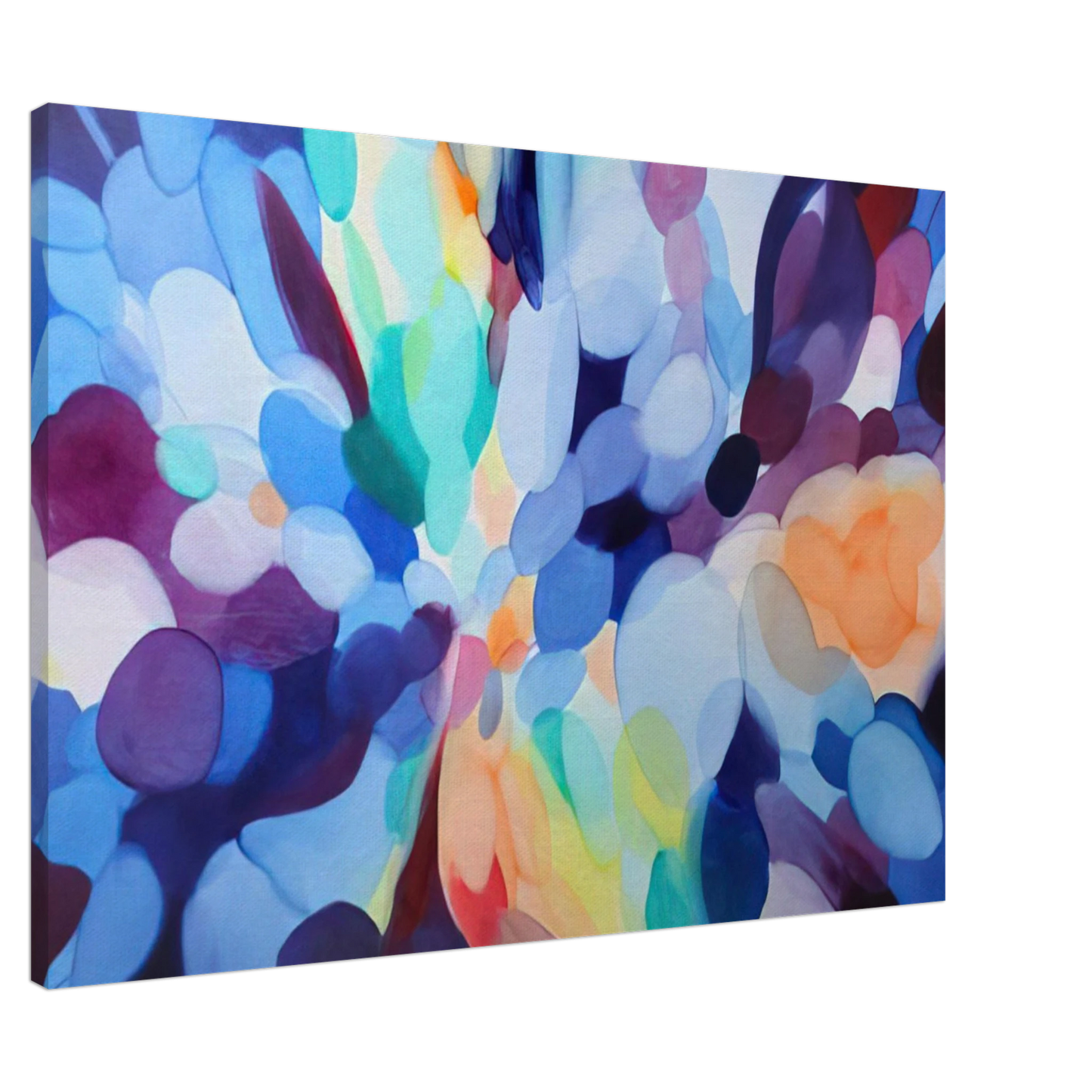 Alice Baber - Through Sleep to Orange Canvas - 20x30 cm / 8x12 inches-canvas