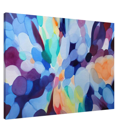 Alice Baber - Through Sleep to Orange Canvas - 20x30 cm / 8x12 inches-canvas