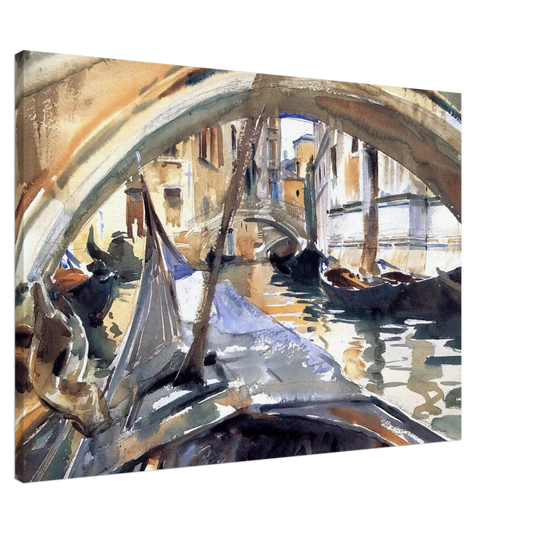 John Singer Sargent - Rio de Santa Maria Formosa Canvas - 20x30 cm / 8x12 inches-canvas
