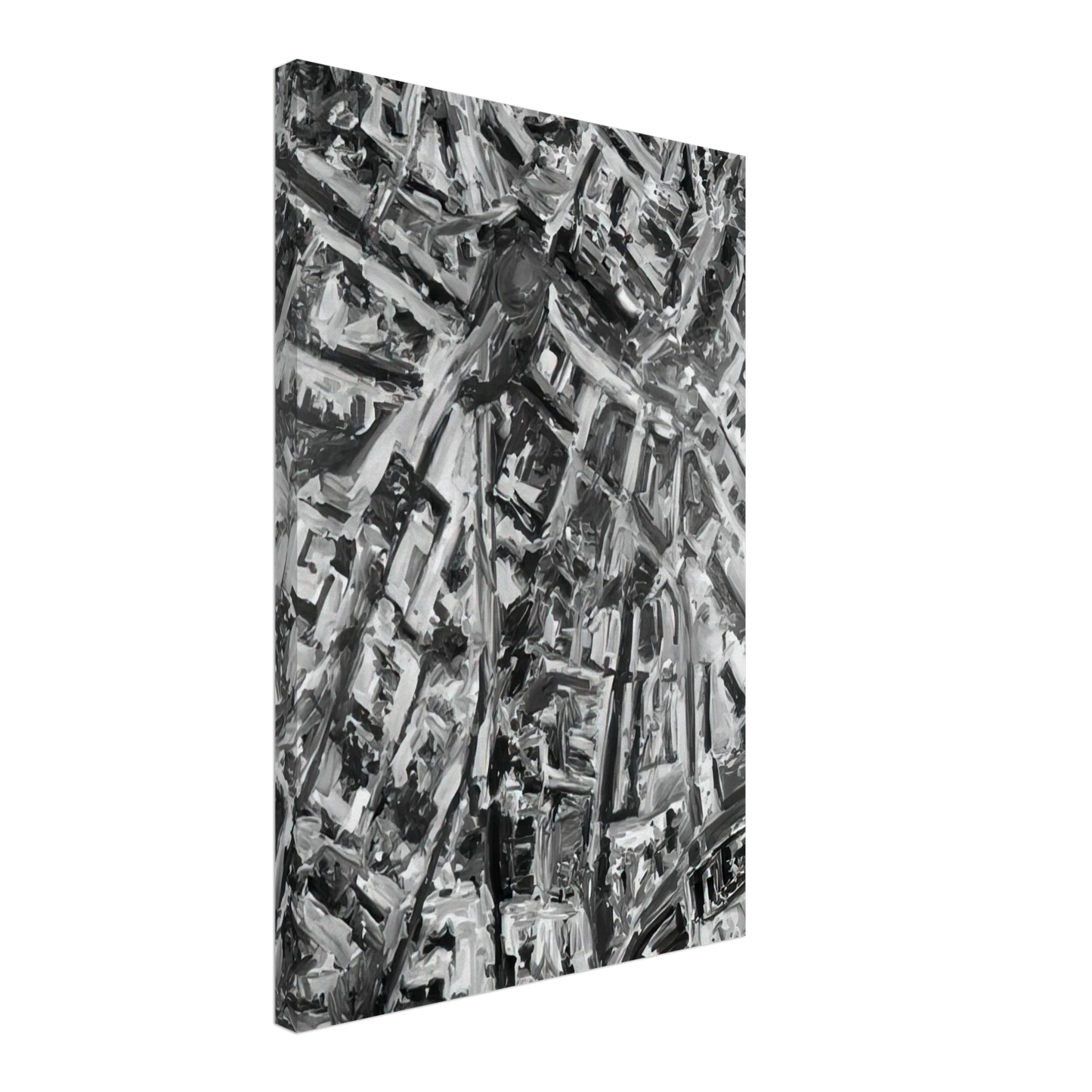 Gerhard Richter - TOWNSCAPE PL 1970 Canvas - 70x100 cm / 28x40 inches-canvas