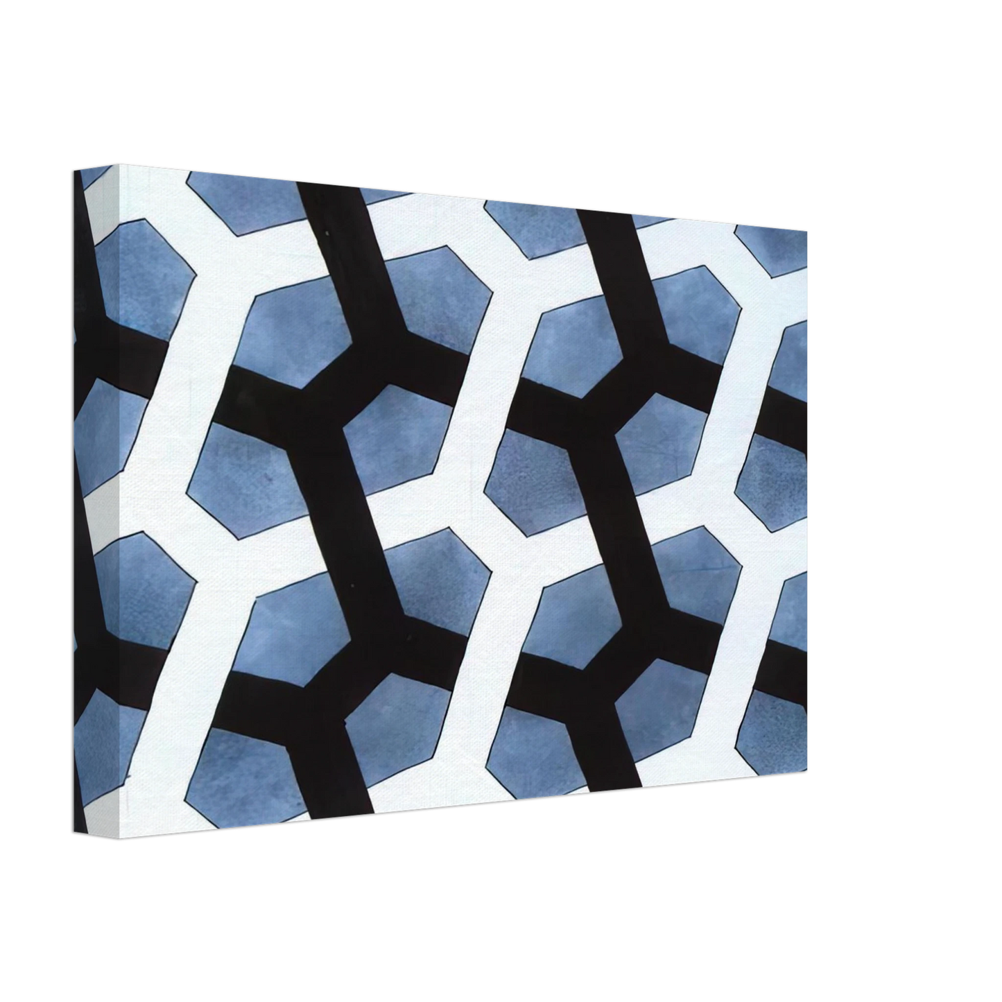 MC Escher - INTERLACED HEXAGON Canvas - 40x60 cm / 16x24 inches-canvas
