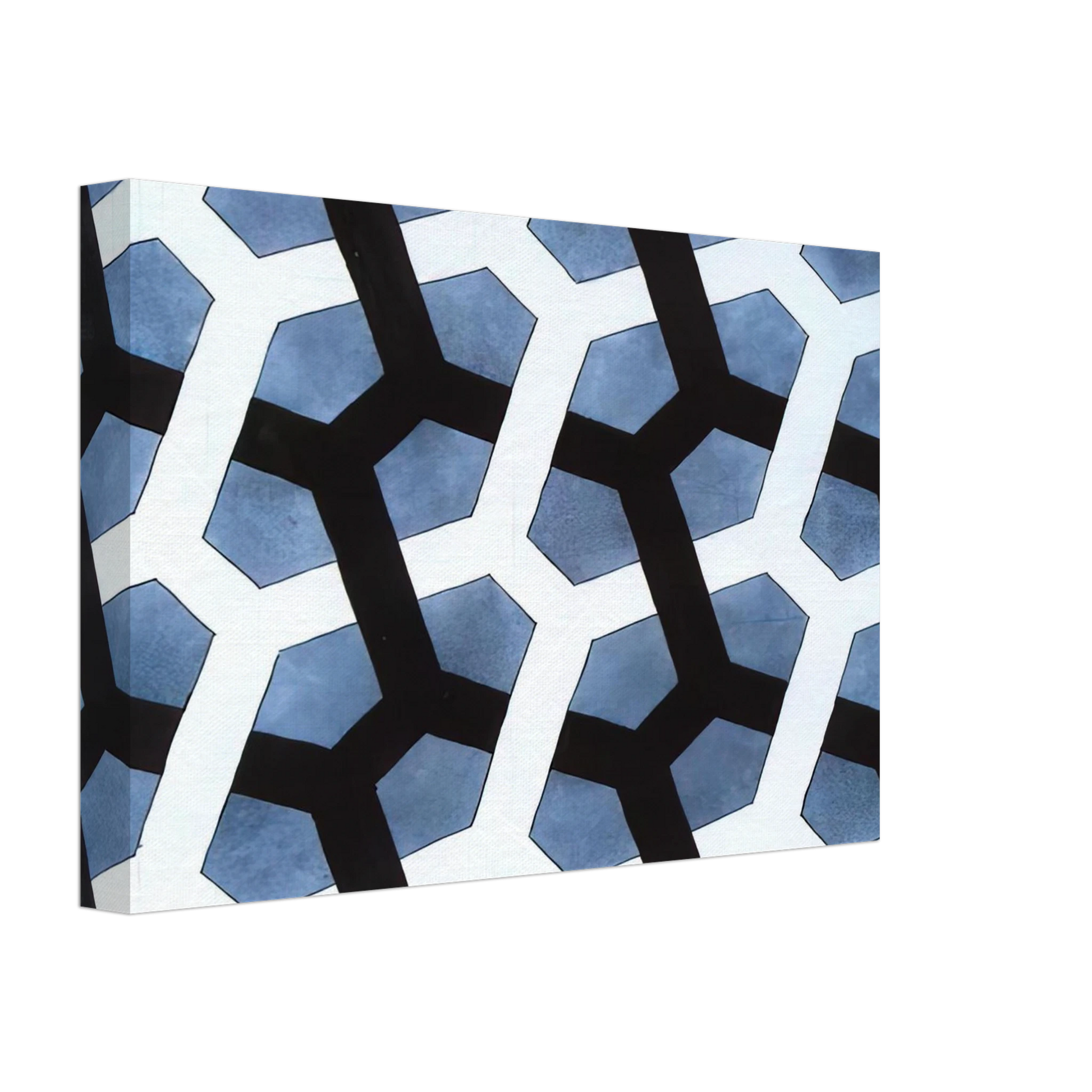 MC Escher - INTERLACED HEXAGON Canvas - 40x60 cm / 16x24 inches-canvas