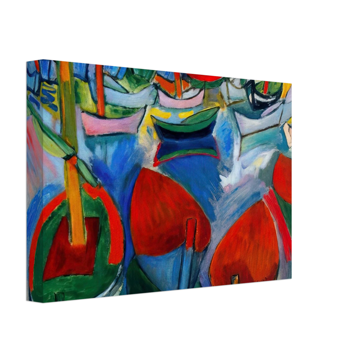 Raoul Dufy - BOATS AT MARTIGUES 1908 Canvas - 40x60 cm / 16x24 inches-canvas