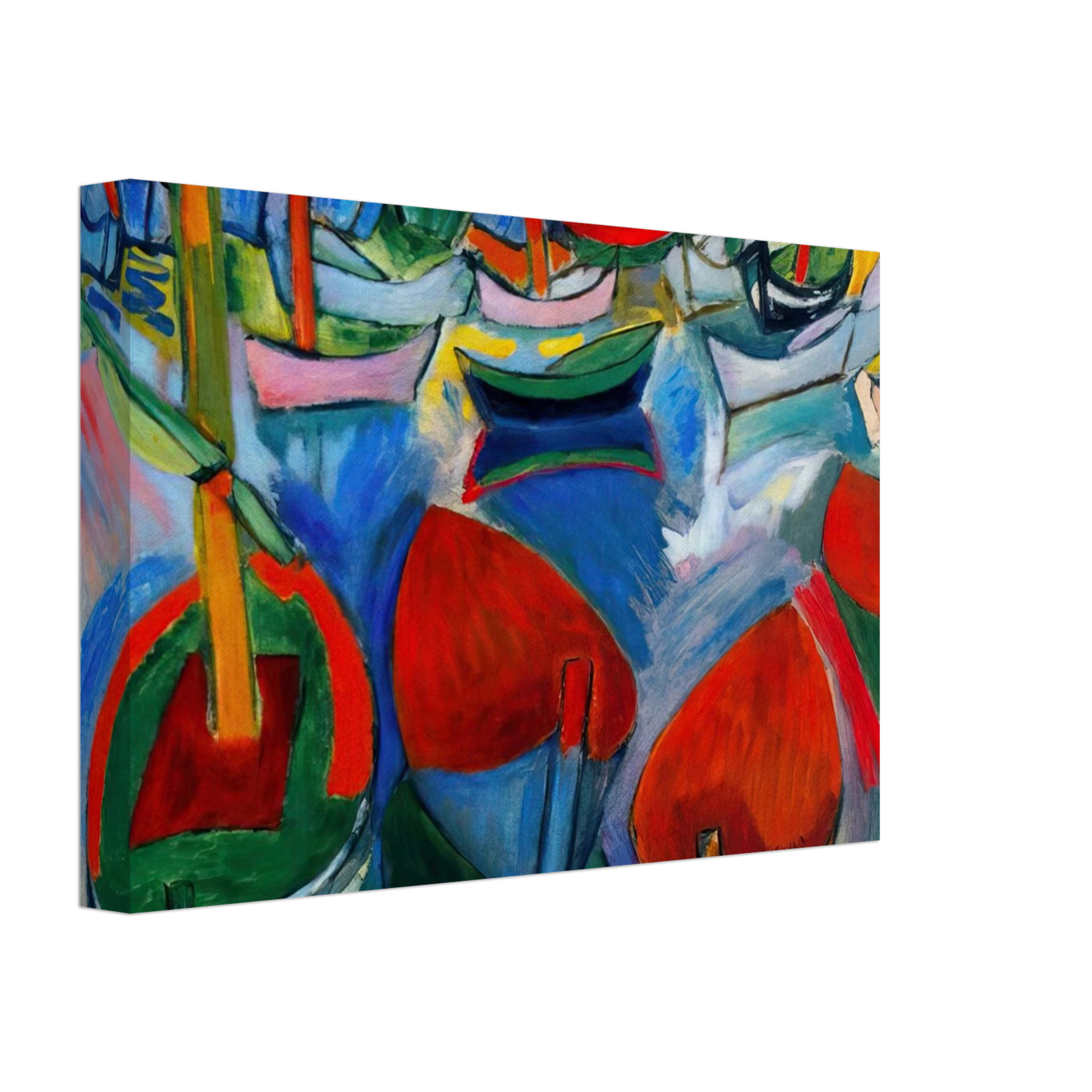 Raoul Dufy - BOATS AT MARTIGUES 1908 Canvas - 40x60 cm / 16x24 inches-canvas