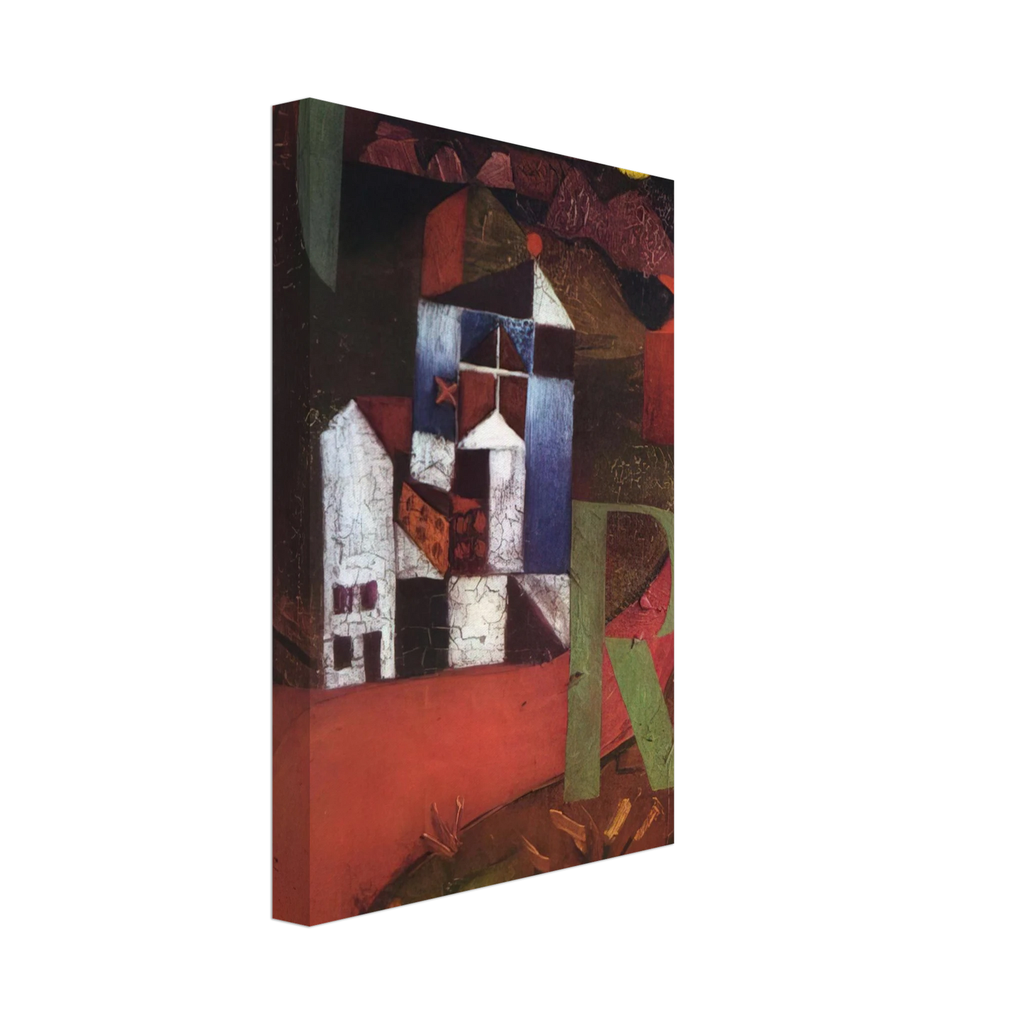 Paul Klee - VILLA R 1919 Canvas - 70x100 cm / 28x40 inches-canvas