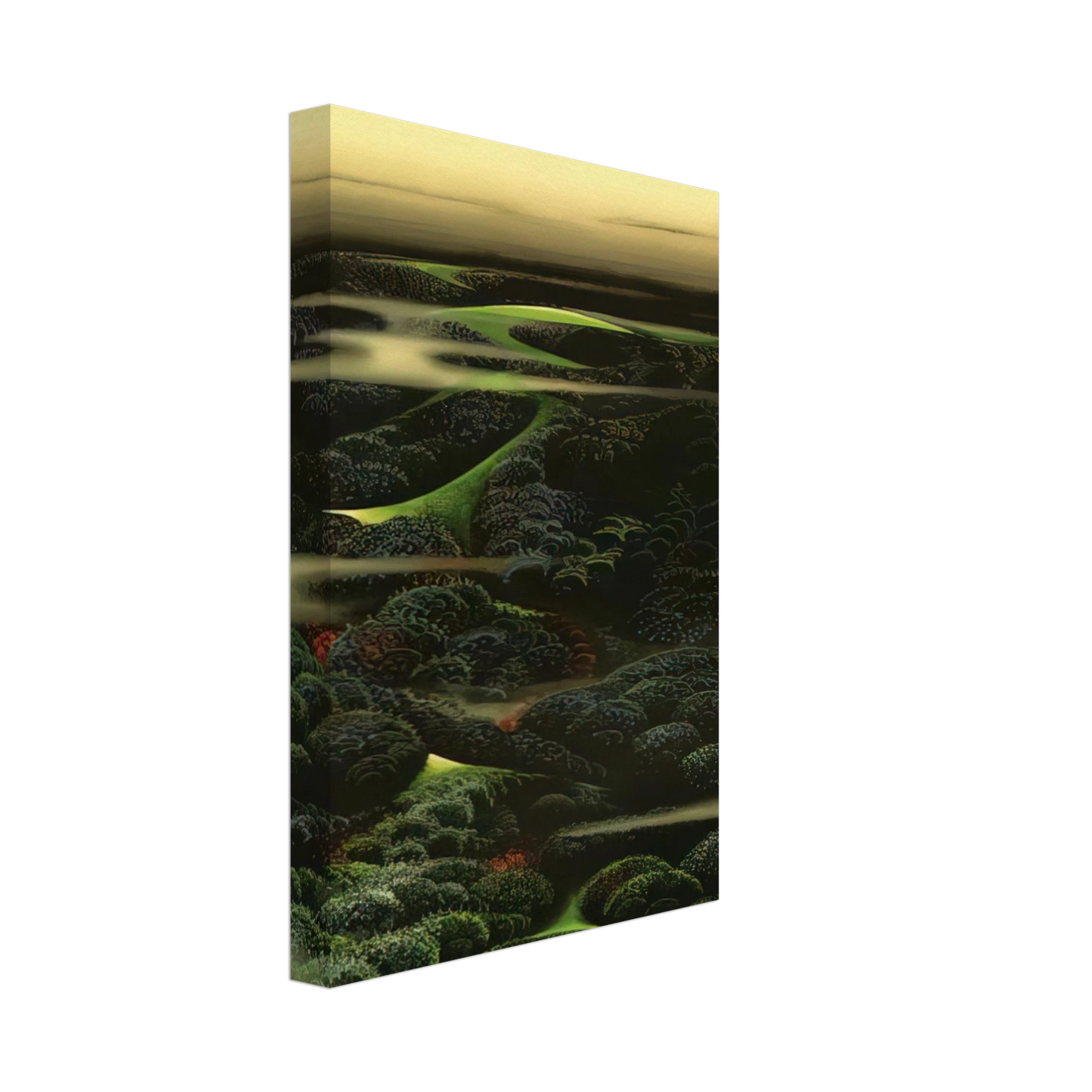 Eyvind Earle - Twilight Canvas - 40x60 cm / 16x24 inches-canvas