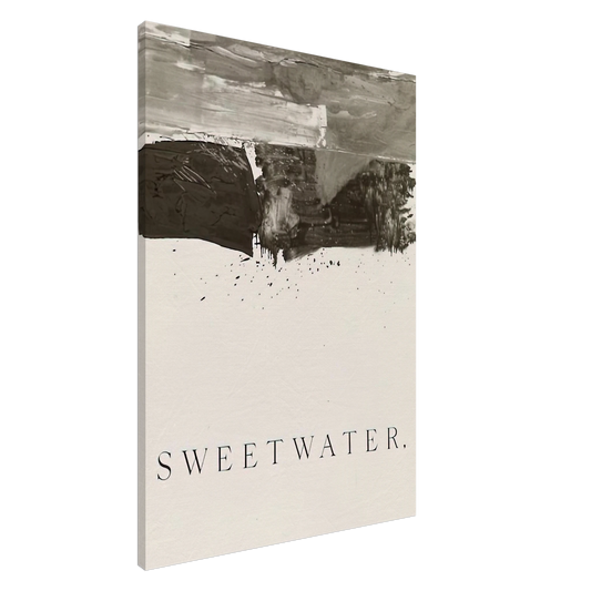 Edward Ruscha - SWEETWATER 1959 Canvas - 20x30 cm / 8x12 inches-canvas