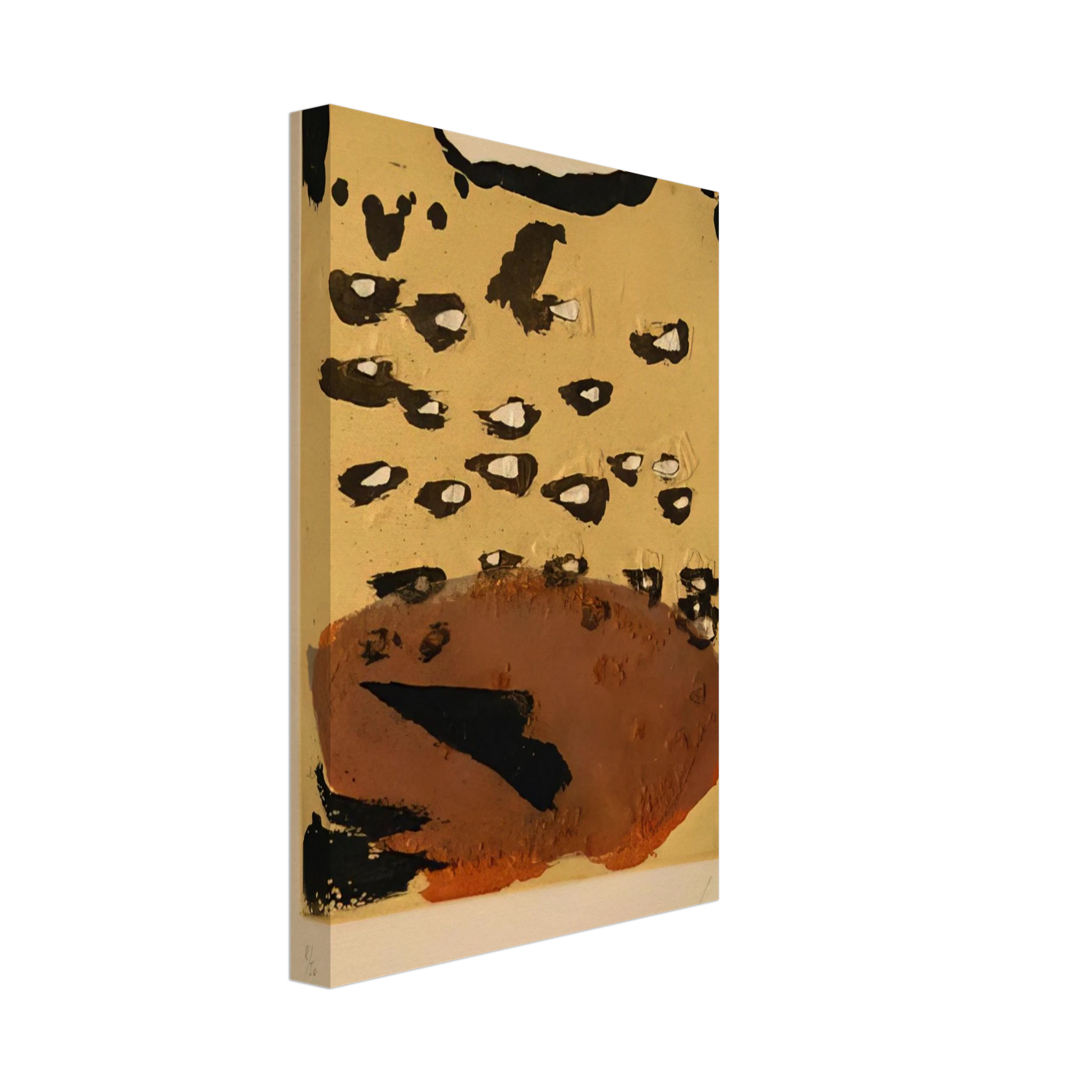 Antoni Tapies - REPLIQUER II 1981 Canvas - 70x100 cm / 28x40 inches-canvas