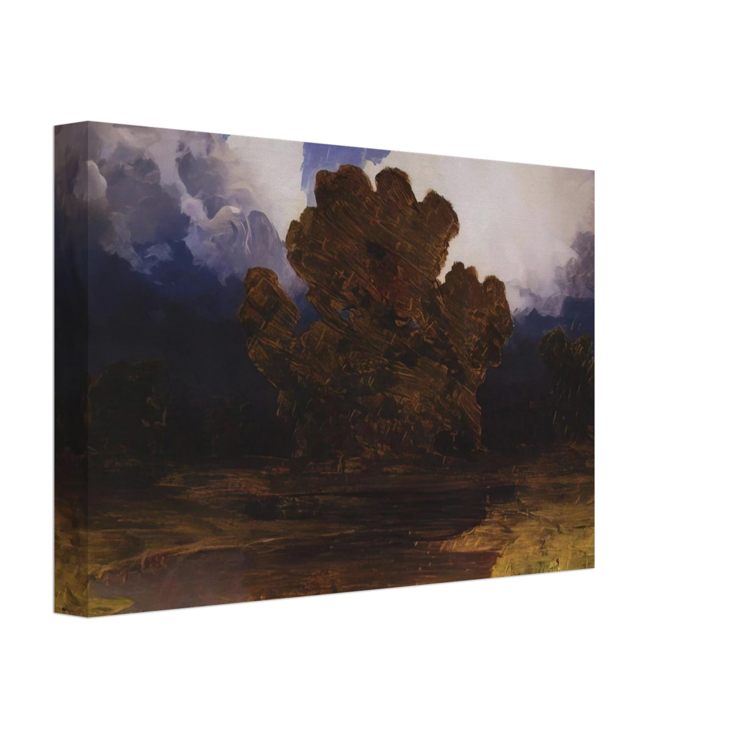 Arkhyp Kuindzhi - Forest Lake. Cloud Canvas - 70x100 cm / 28x40 inches-canvas