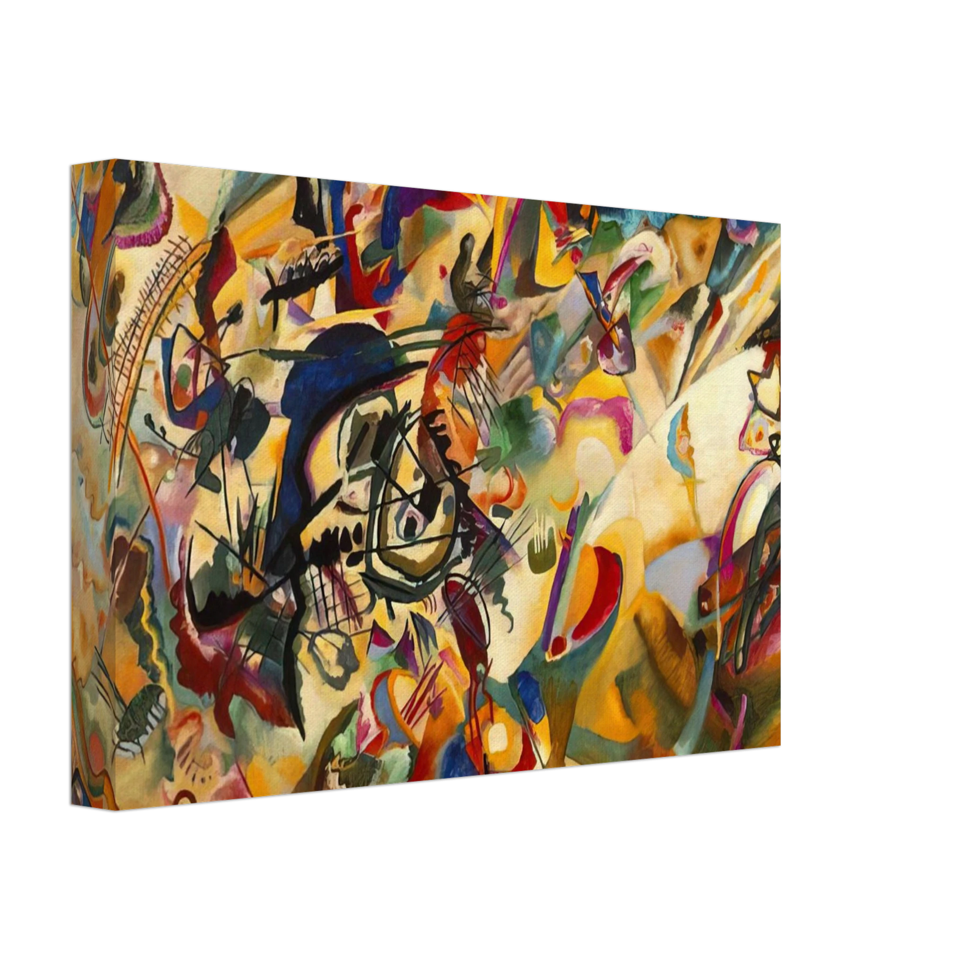 Wassily Kandinsky - COMPOSITION VII 1913 Canvas - 40x60 cm / 16x24 inches-canvas